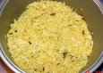 Garnelen-Lachshappen mit Kräuter-Reis & Sauce